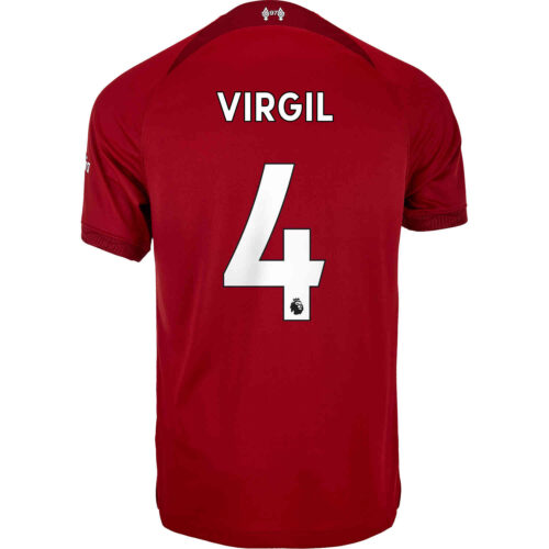 2022/23 Kids Nike Virgil van Dijk Liverpool Home Jersey