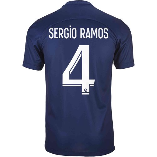 2022/23 Kids Nike Sergio Ramos PSG Home Jersey