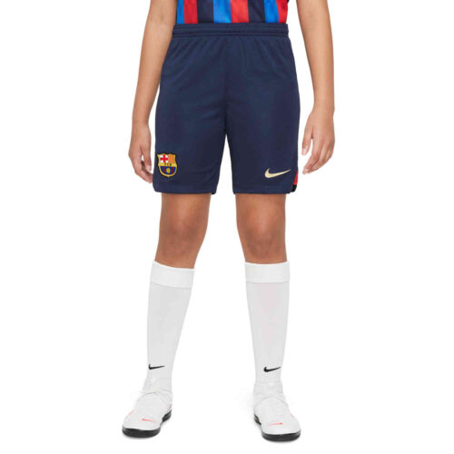Kids Nike Barcelona Home Shorts – 2022/23