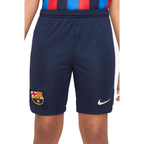 Kids Nike Barcelona Home Shorts – 2022/23