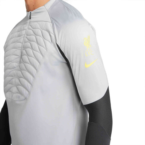 Nike Liverpool Winter Warrior Drill Top – Wolf Grey/Anthracite/Chrome Yellow