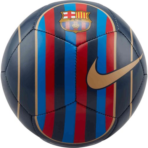 Nike FC Barcelona Skills Soccer Ball – Midnight Navy/University Red/Sesame