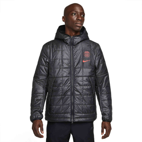 Nike PSG Fleece Lined Fill Jacket – Black/Siren Red/Siren Red