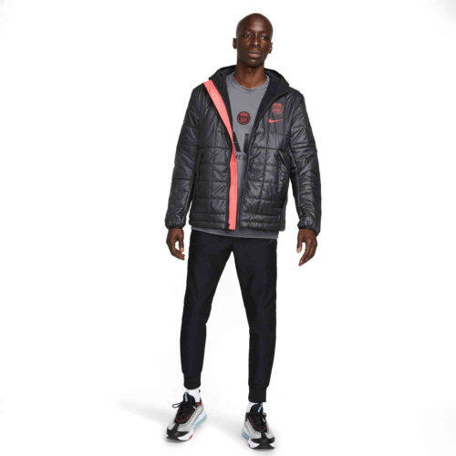 Nike PSG Fleece Lined Fill Jacket – Black/Siren Red/Siren Red