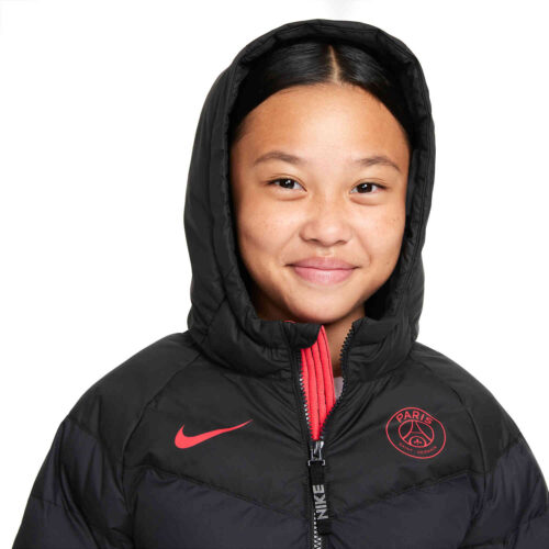 Kids Nike PSG Fill Jacket – Black/Siren Red/Siren Red