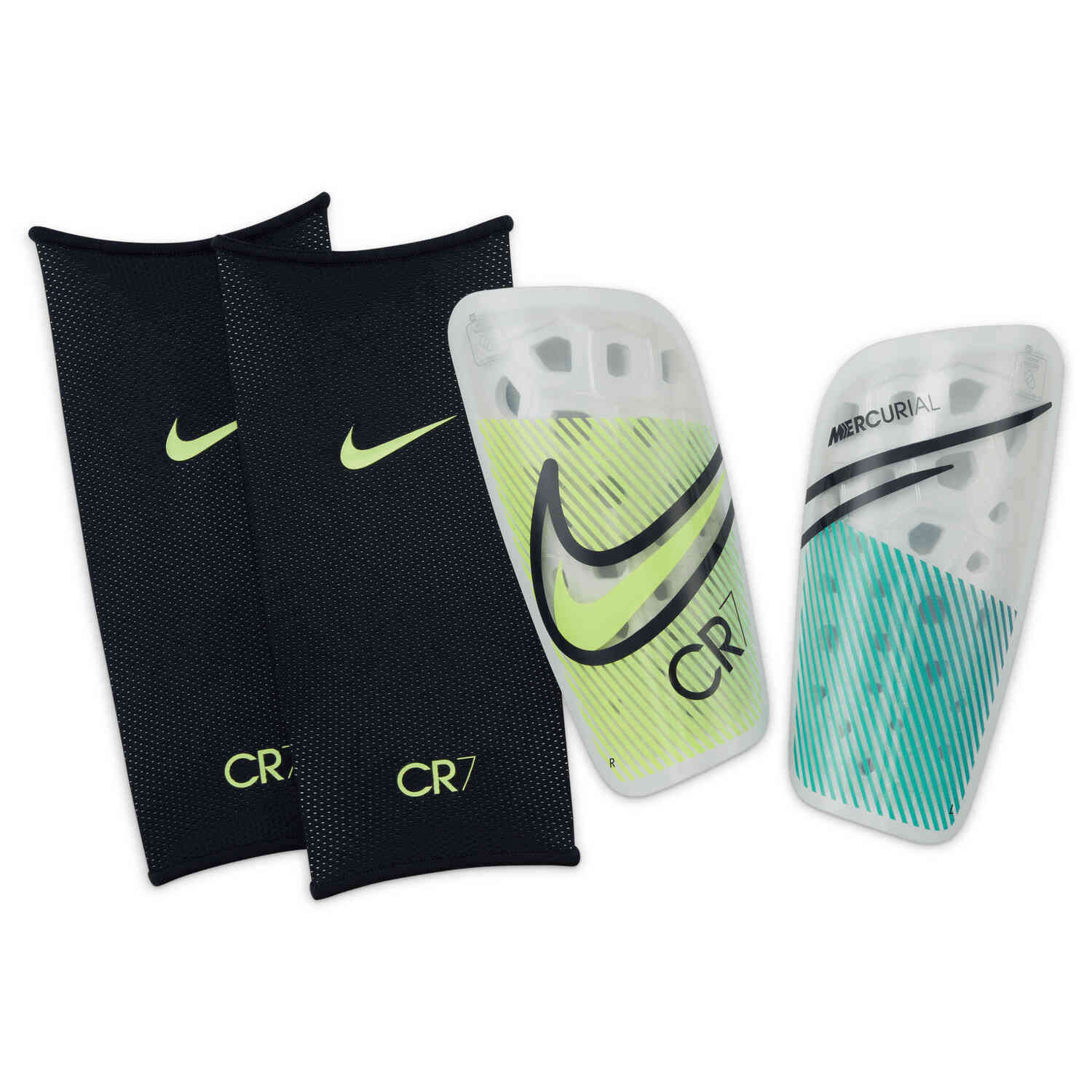 Cr7 kids shin pads discount