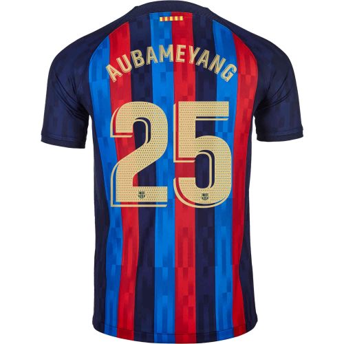 2022/23 Nike Pierre-Emerick Aubameyang Barcelona Home Jersey