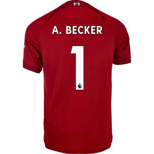 2022/23 Nike Alisson Becker Liverpool Home Jersey