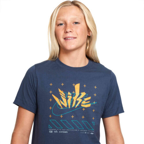 Kids Nike Futura Tee – Thunder Blue