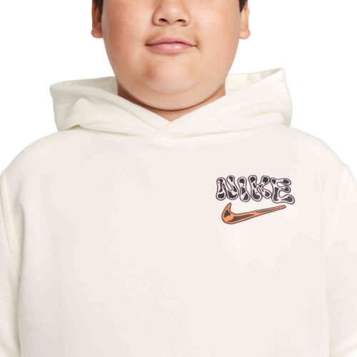Kids Nike Graphic Fleece Hoodie – Sail
