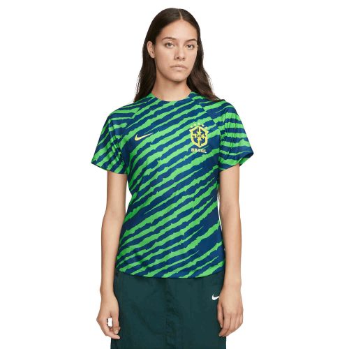 Womens Nike Brazil Pre-match Top – 2022