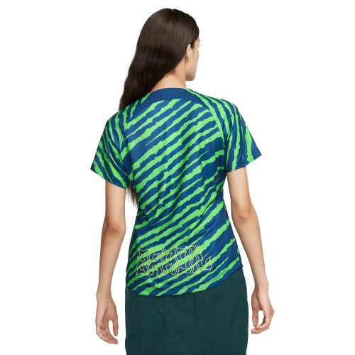 Womens Nike Brazil Pre-match Top – 2022