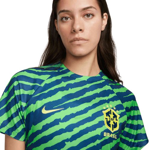 Womens Nike Brazil Pre-match Top – 2022