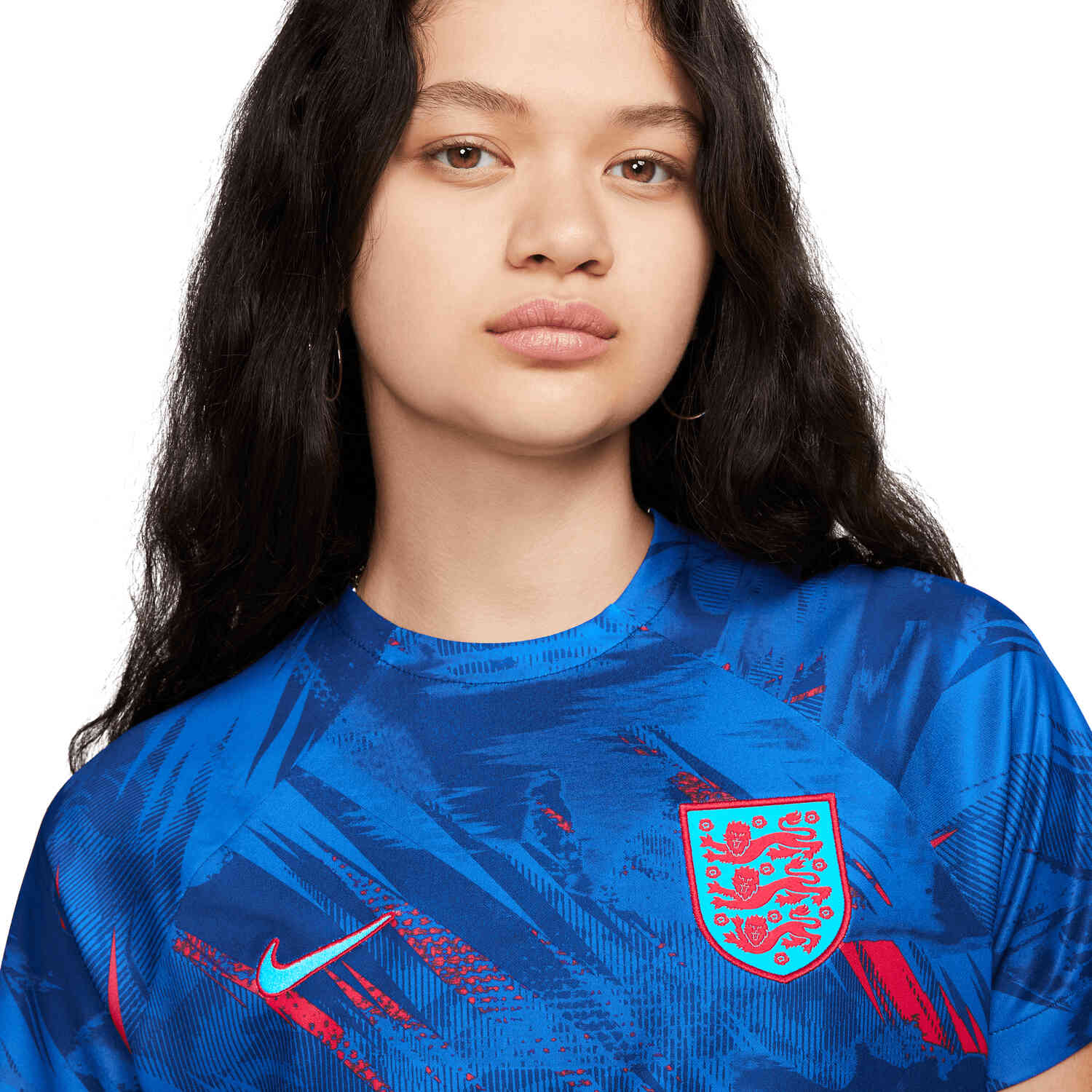 women's england pre match shirt