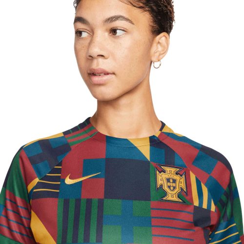 Womens Nike Portugal Pre-match Top – 2022