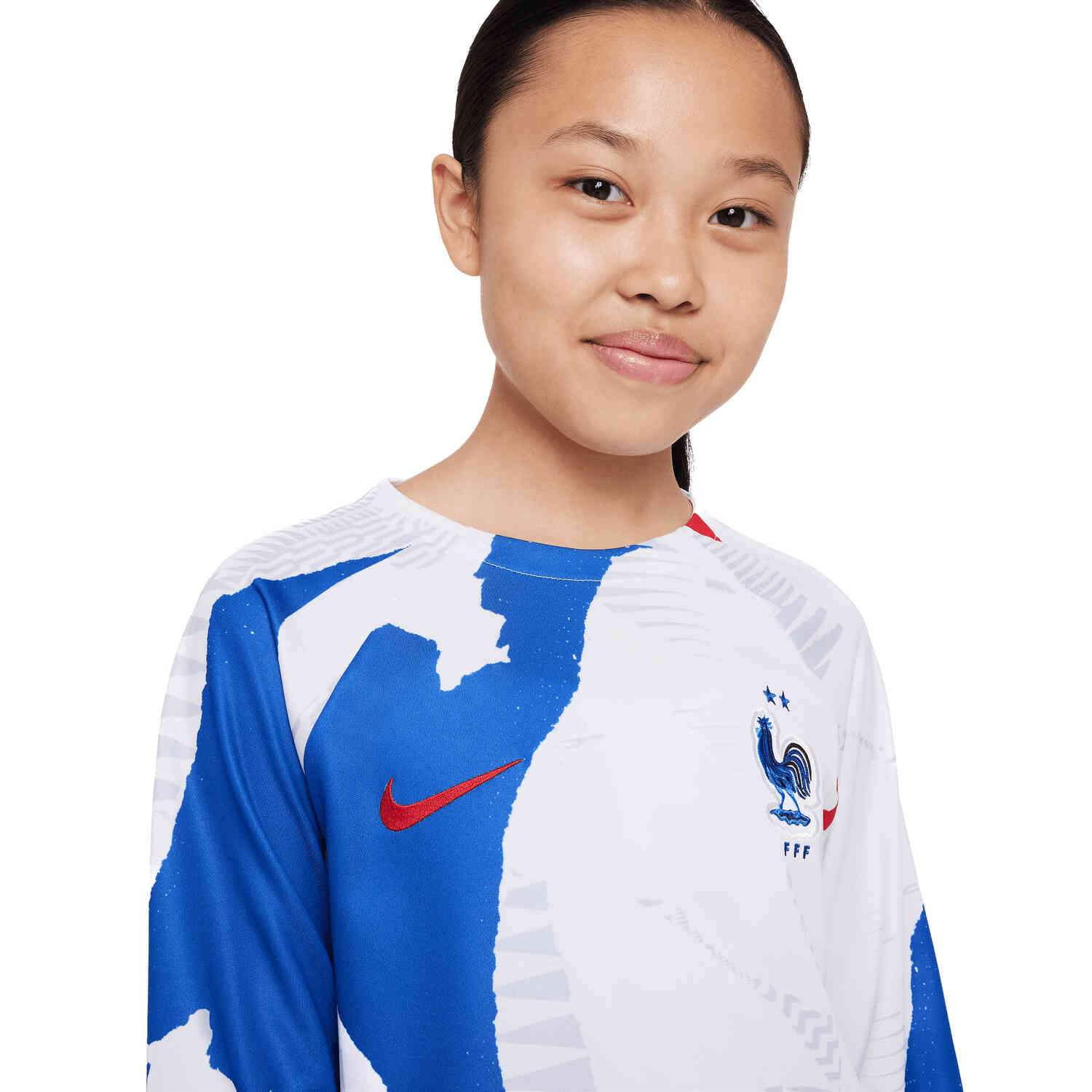 Kids Nike France L/S Pre-match Top - 2022 - SoccerPro