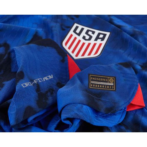 2022 Nike Timothy Weah USA Away Stadium Jersey