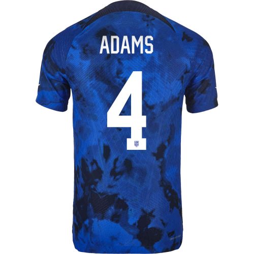 2022 Nike Tyler Adams USA Away Match Jersey