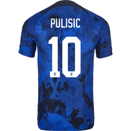 2022 Nike Christian Pulisic USA Away Match Jersey