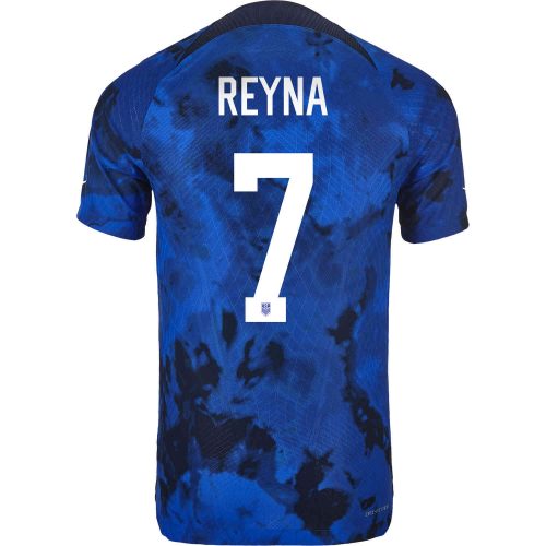 2022 Nike Giovanni Reyna USA Away Match Jersey