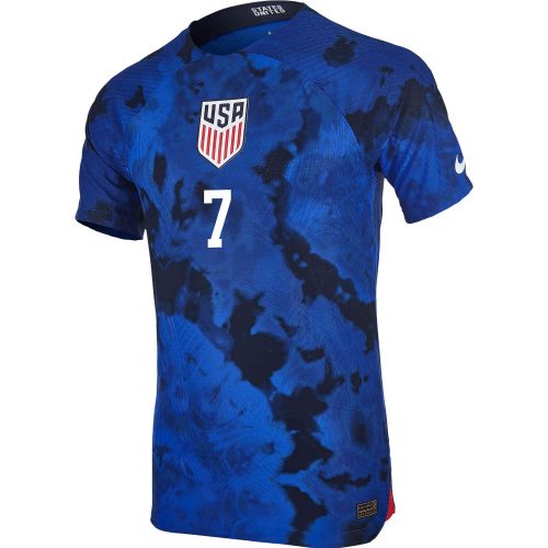 2022 Nike Giovanni Reyna USA Away Match Jersey