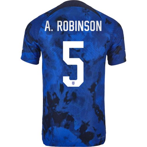 2022 Nike Antonee Robinson USA Away Match Jersey