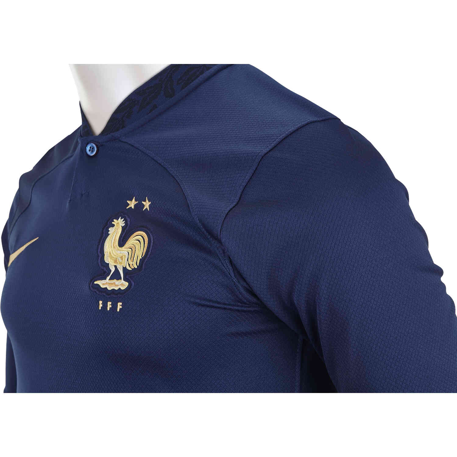 2022 Nike France L/S Home Jersey - SoccerPro