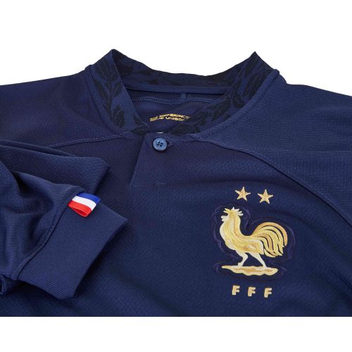 2022 Nike Karim Benzema France L/S Home Jersey