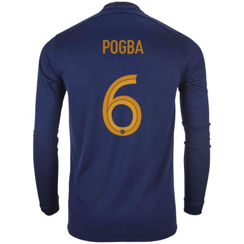 2022 Nike Paul Pogba France L/S Home Jersey