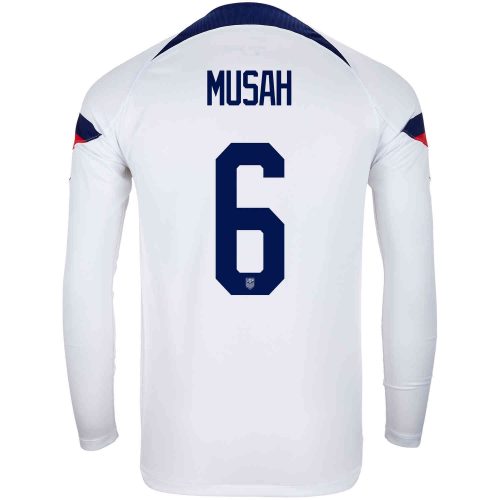 Nike Yunus Musah USA Home Jersey – 2022