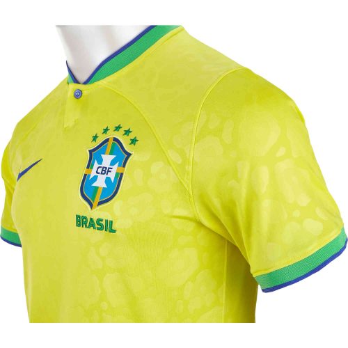 2022 Nike Neymar Jr Brazil Home Jersey