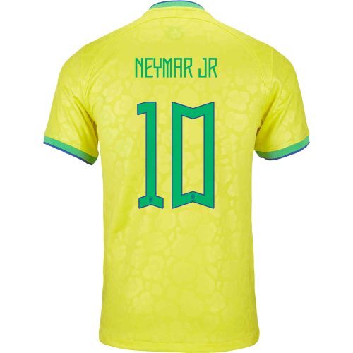 2022 Nike Neymar Jr Brazil Home Jersey