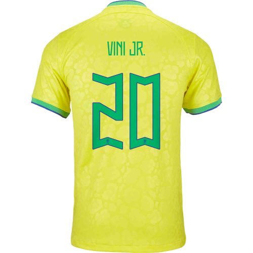 2022 Nike Vinicius Jr. Brazil Home Jersey