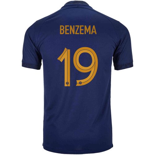 2022 Nike Karim Benzema France Home Jersey