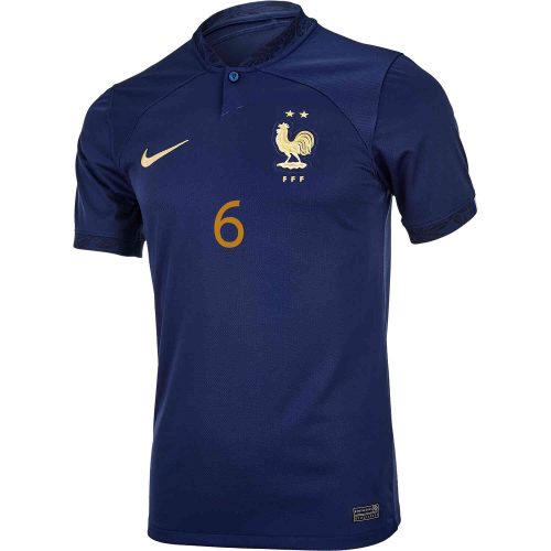 2022 Nike Paul Pogba France Home Jersey