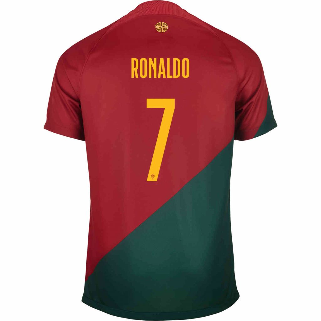 2022 Nike Cristiano Ronaldo Portugal Home Jersey SoccerPro