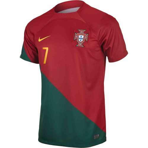 2022 Nike Cristiano Ronaldo Portugal Home Jersey