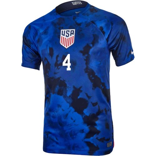 2022 Nike Tyler Adams USA Away Jersey