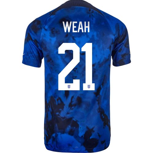 Nike Timothy Weah USA Away Jersey – 2022