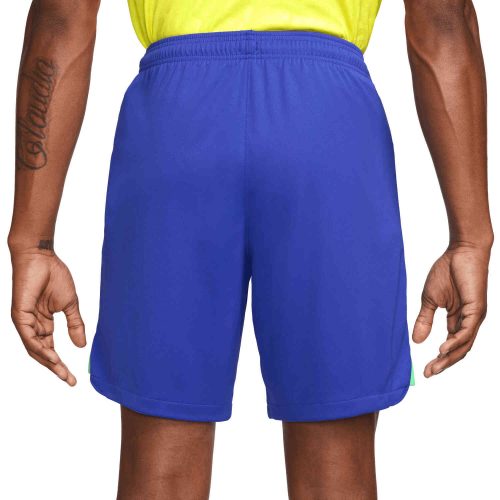 Nike Brazil Home Shorts – Paramount Blue/Green Spark