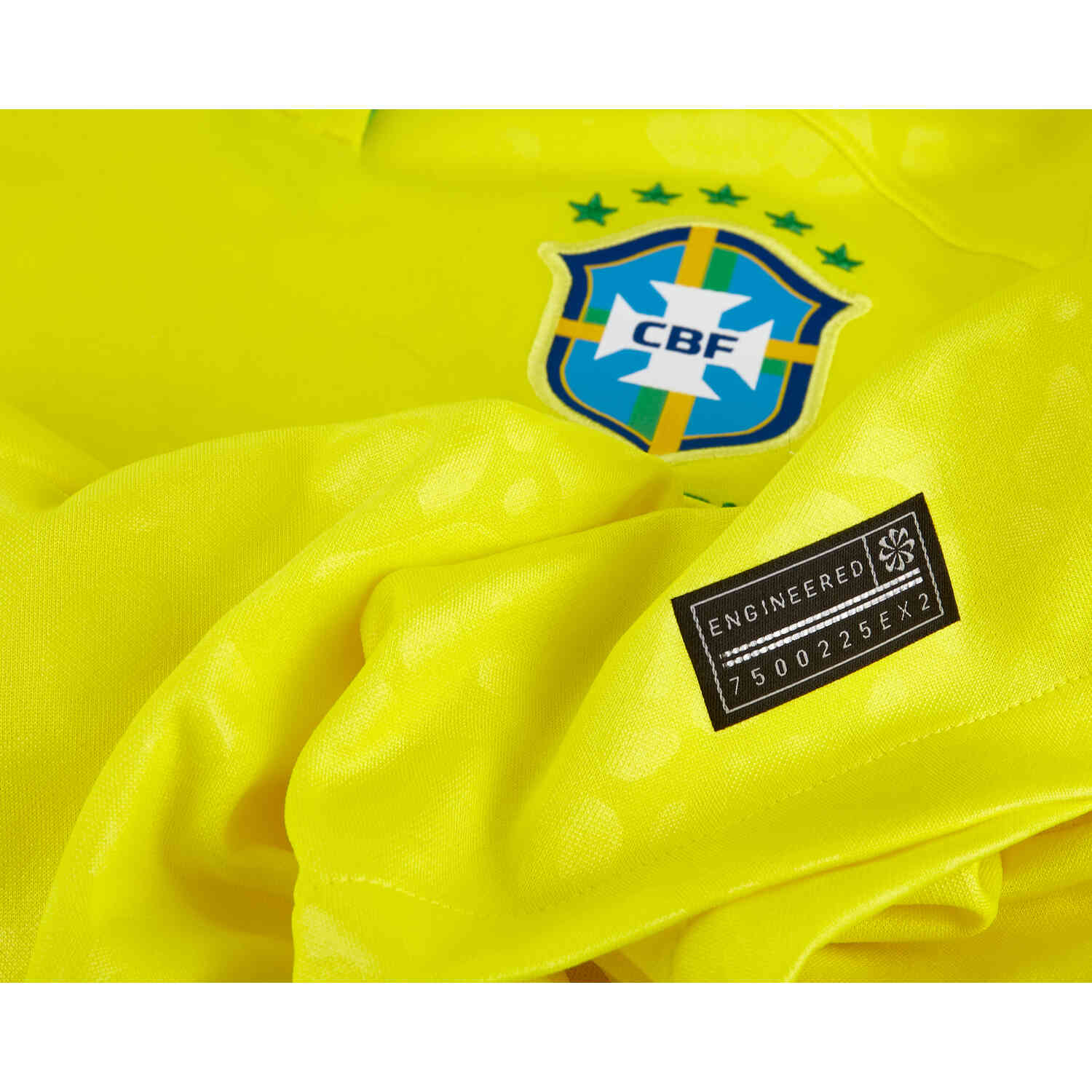Women's Replica Nike Neymar Jr. Brazil Home Jersey 2022 DN0756-740