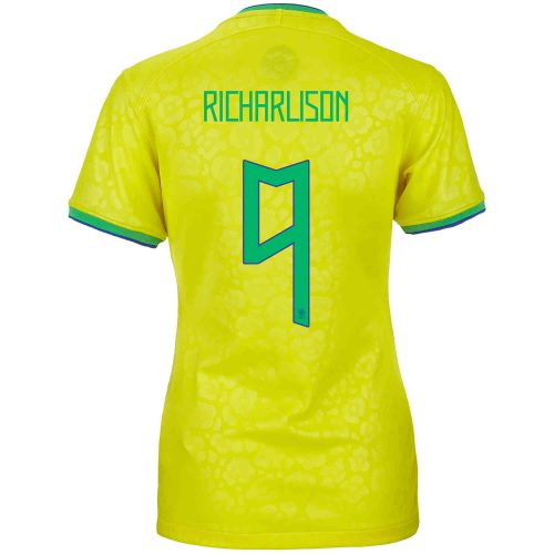 2022 Womens Nike Richarlison Brazil Home Jersey