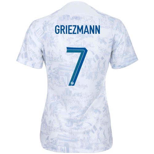 2022 Womens Nike Antoine Griezmann France Away Jersey