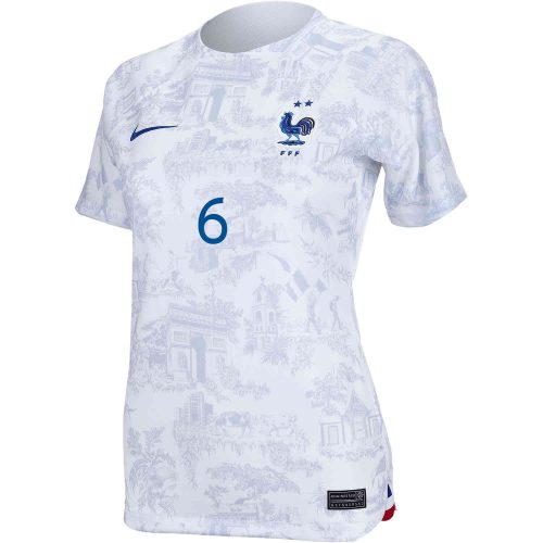 2022 Womens Nike Paul Pogba France Away Jersey