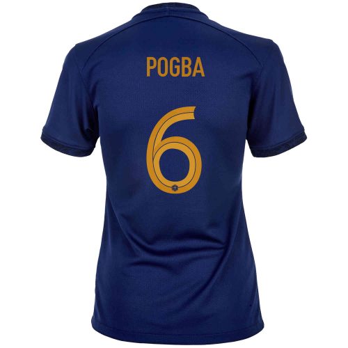 2022 Womens Nike Paul Pogba France Home Jersey