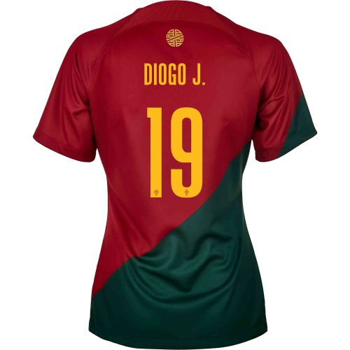 2022 Womens Nike Diogo Jota Portugal Home Jersey