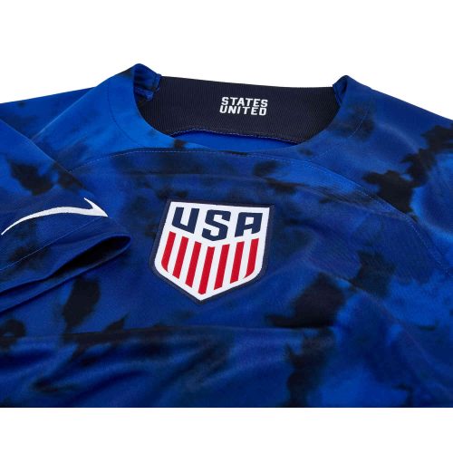 2022 Womens Nike Timothy Weah USA Away Jersey