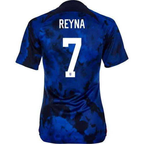 2022 Womens Nike Giovanni Reyna USA Away Jersey