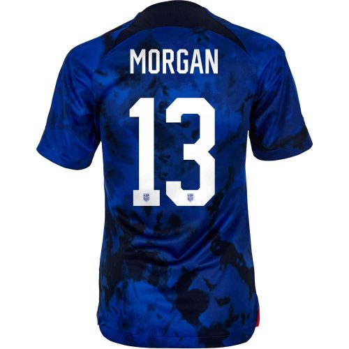 2022 Womens Nike Alex Morgan USWNT Away Jersey