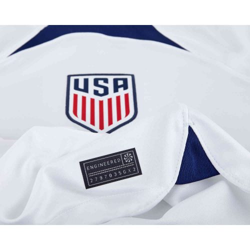 2022 Womens Nike Timothy Weah USA Home Jersey